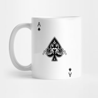 Ace of Spades Vintage Cool Black Mug